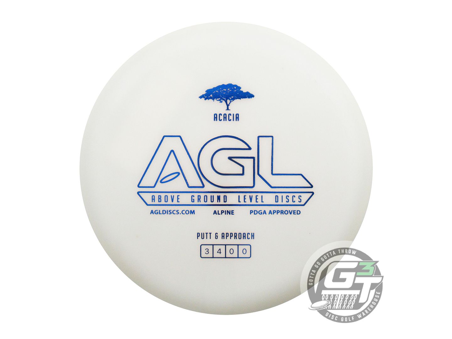 Above Ground Level Alpine Acacia Putter Golf Disc (Individually Listed)