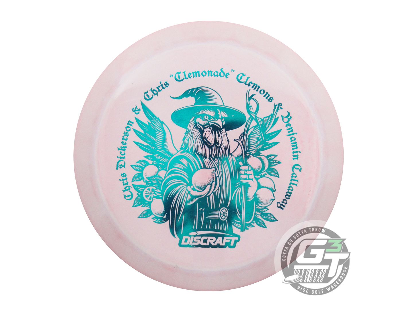 NOS Discraft [DICKERSON CLEMONS CALLWAY] ESP Force 173g Lt. Pink Driver Disc