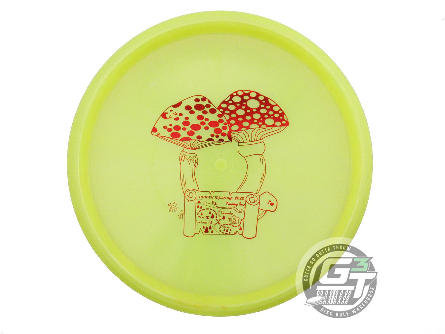 USED Latitude 64 Glimmer Opto Fuse 176g Yellow Red Foil Midrange Golf Disc
