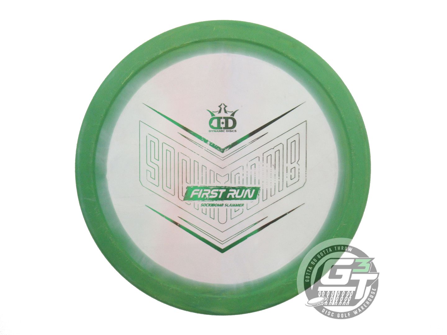 USED Dynamic Discs Classic Supreme Orbit Slammer 175g Green-White Putter Disc