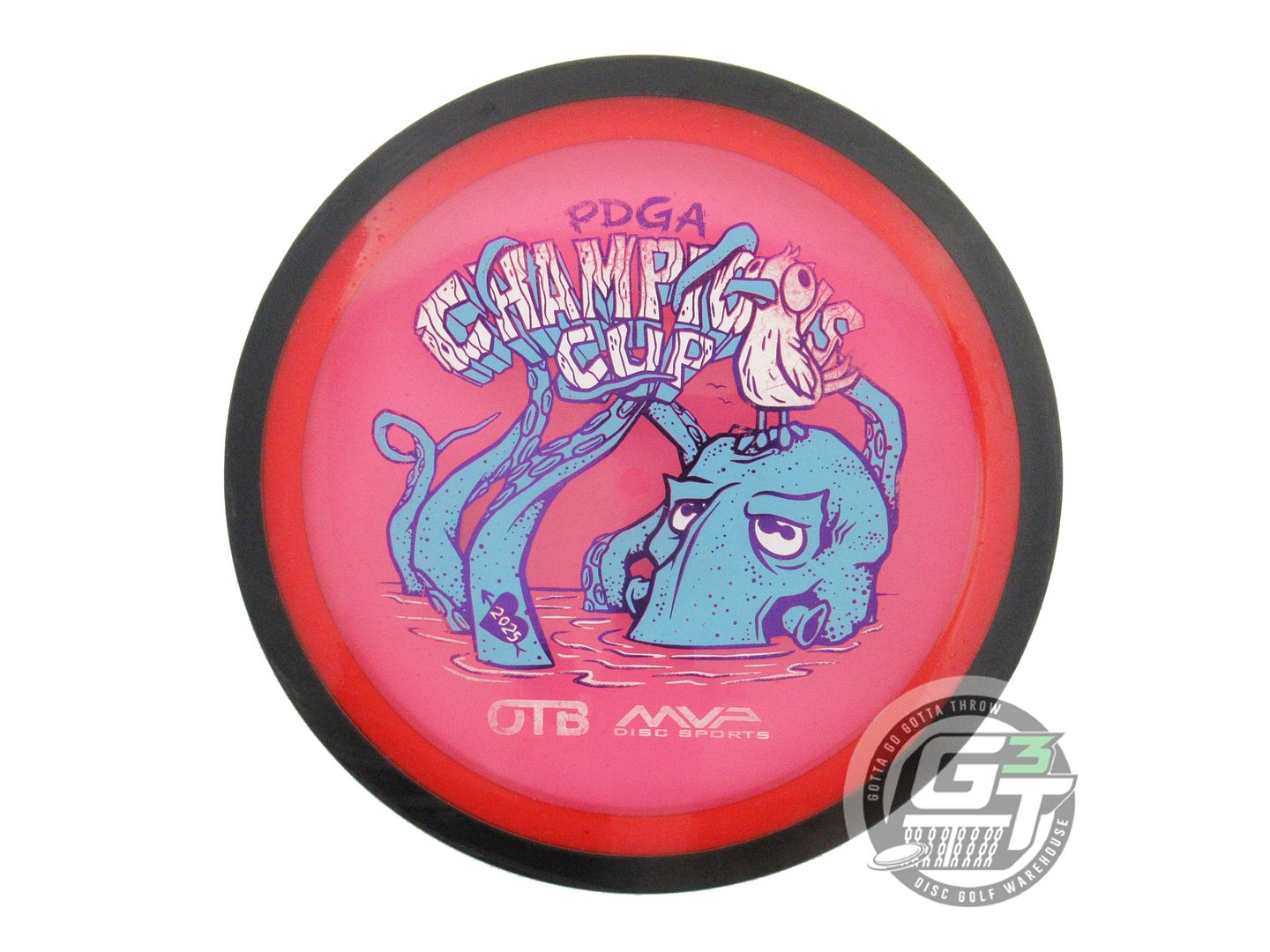 USED MVP Disc Sports [CHAMPIONS] Particle Glow Proton Wave 172g Red Driver Disc