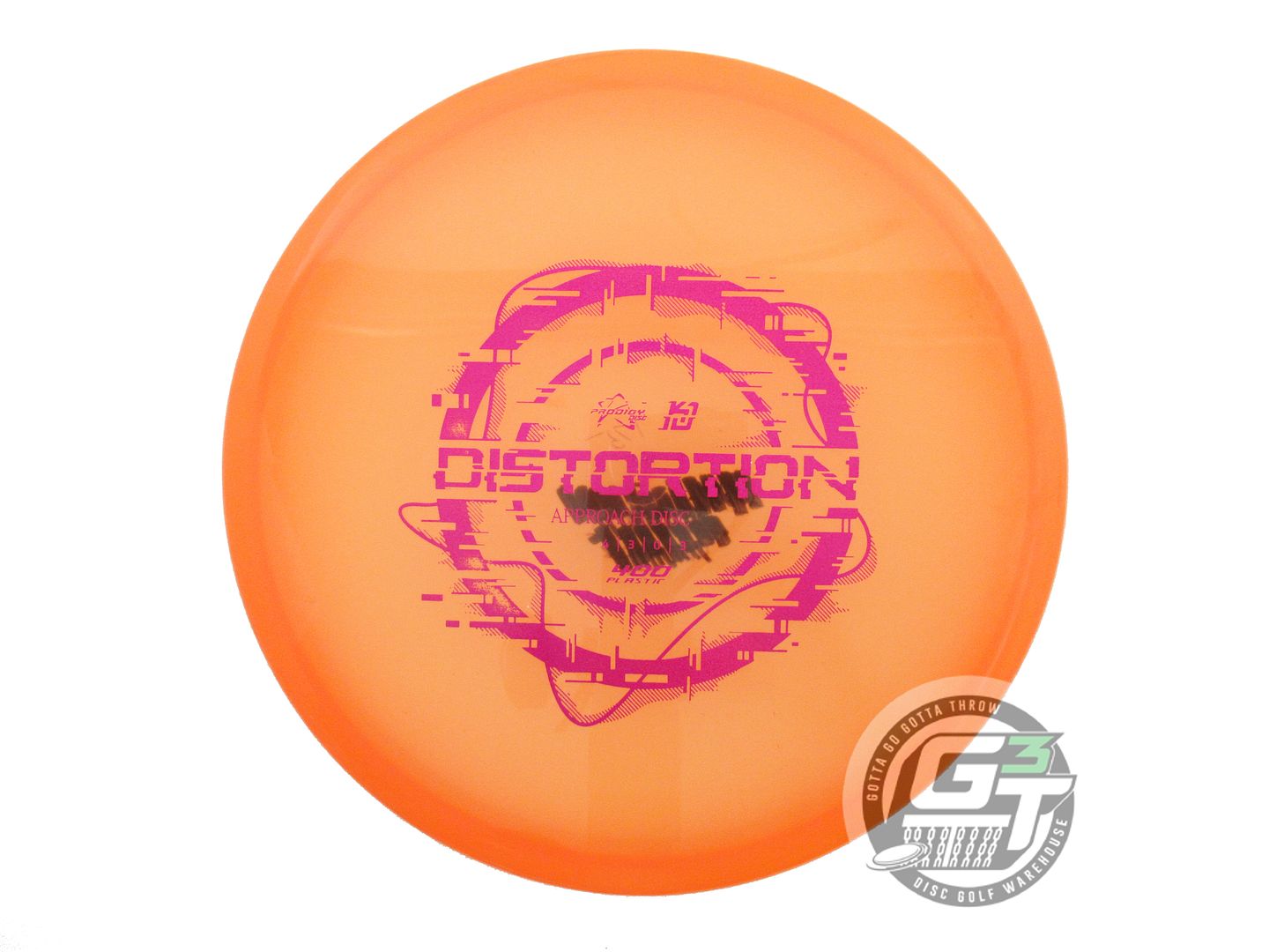 USED Prodigy Discs [JONES] 400 Distortion 175g Orange A Midrange Golf Disc