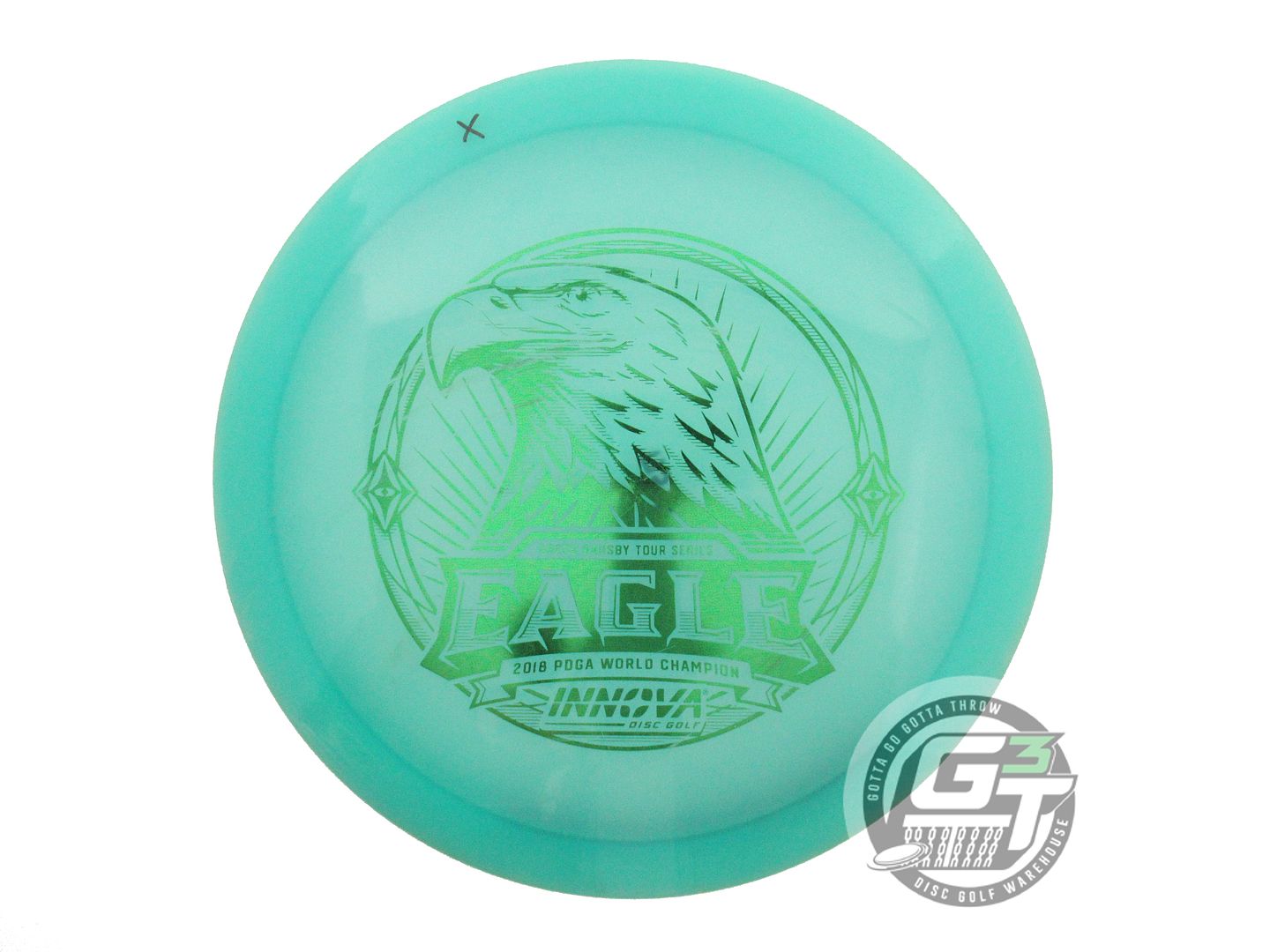 USED Innova [BARSBY] Proto Glow Champion Eagle 175g Seafoam Green Driver Disc