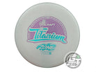 USED Discraft Titanium Zone 177g Gray Purple Stamp Putter Golf Disc