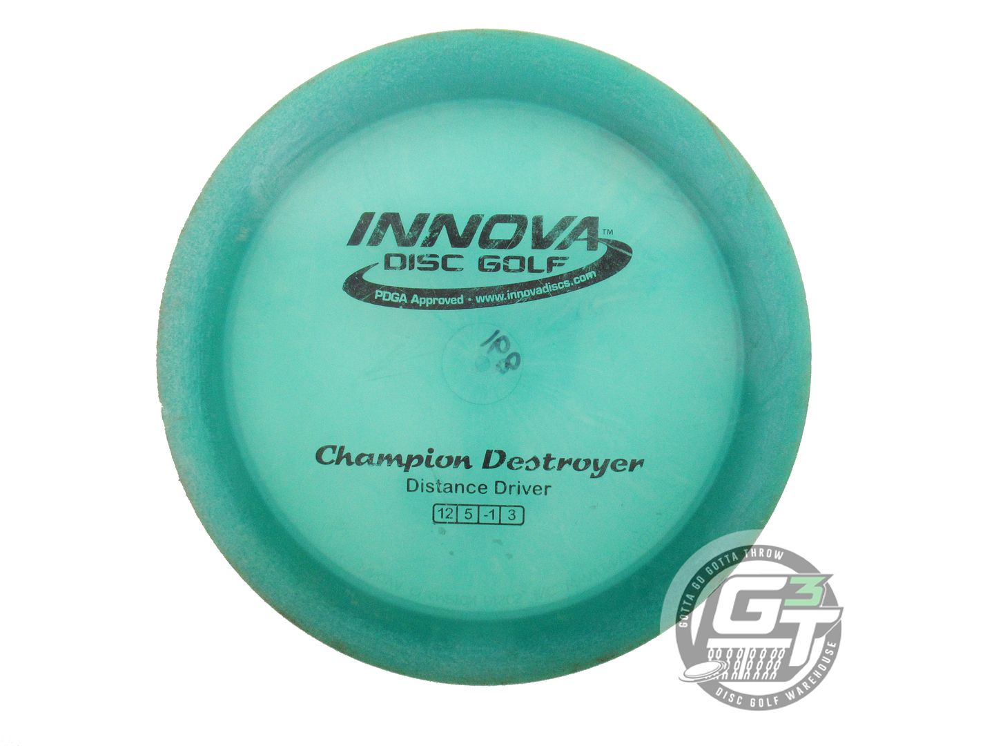 USED Innova Champion Destroyer 168g Green Black Stamp Distance Driver Golf Disc
