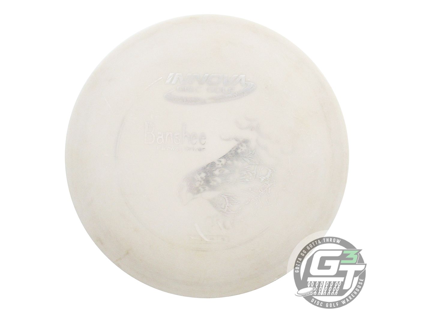 USED Innova DX Banshee 175g White Silver Foil Fairway Driver Golf Disc
