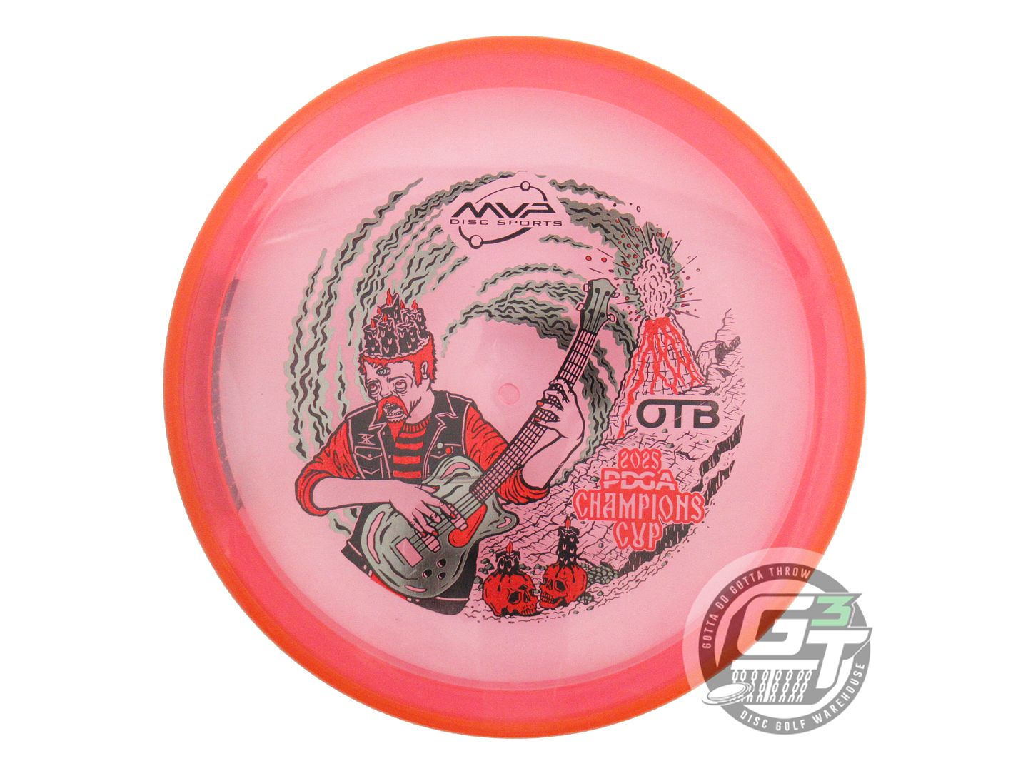 USED Axiom Discs [OTB] Prism Proton Soft Pyro 176g Pink Orange Rim Midrange Disc