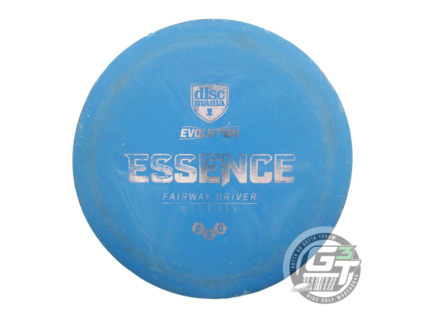 USED DiscMania GEO Essence 174g Blue Silver Foil Driver Golf Disc