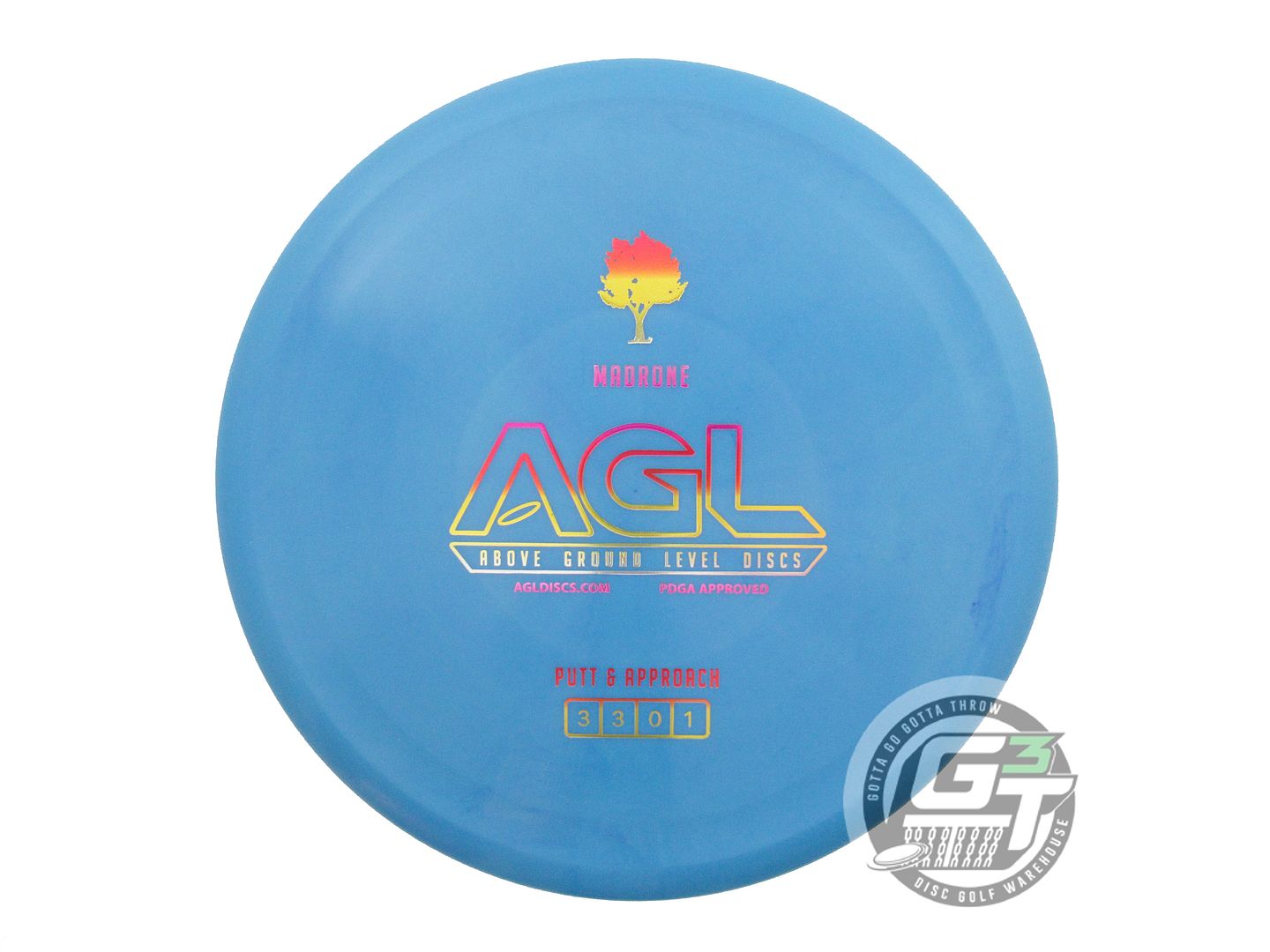 Above Ground Level Alpine Madrone Putter Golf Disc (Individually Listed)