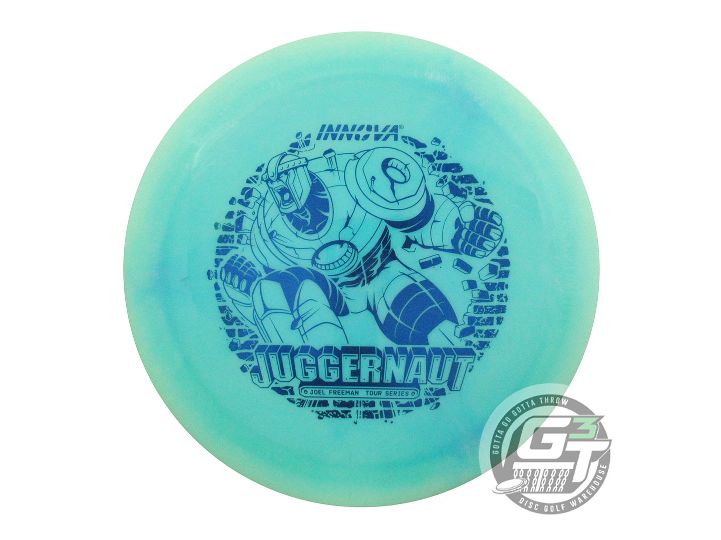 USED Innova [FREEMAN] Glow Halo Star Juggernaut 175g Seafoam Driver Golf Disc