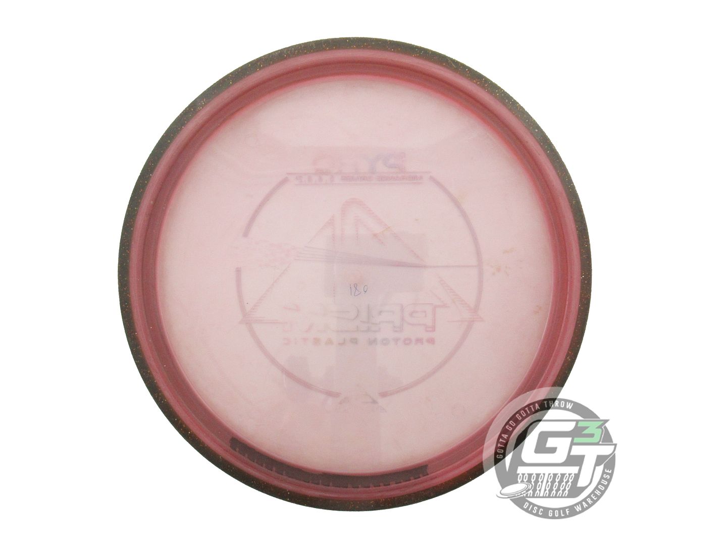 USED Axiom Discs Prism Proton Pyro 180g Pink Green Rim Midrange Golf Disc