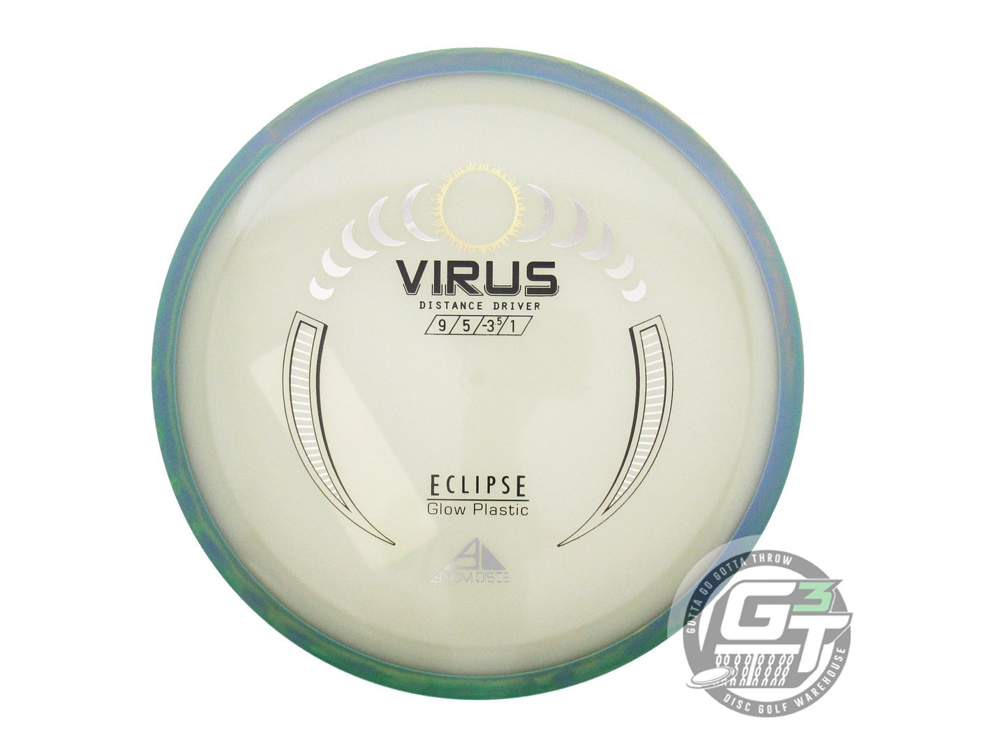 Axiom Eclipse 2.0 Glow Proton Virus Distance Driver Golf Disc (Individually Listed)