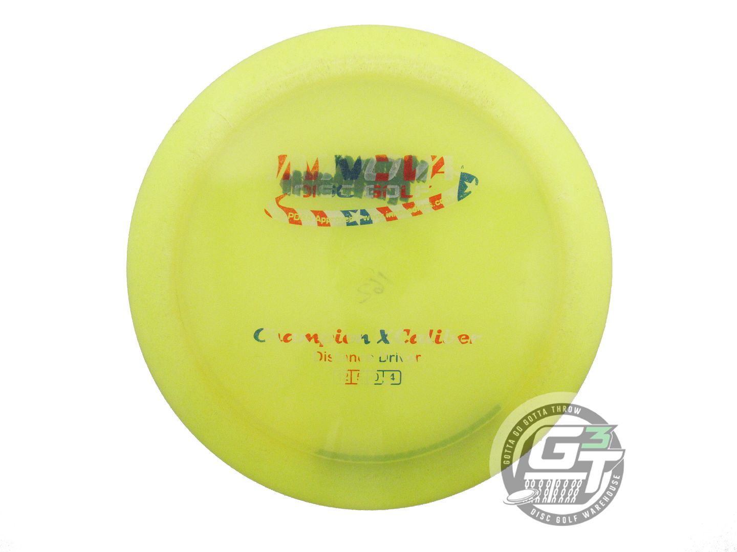 USED Innova Champion Xcaliber 162g Yellow Flag Foil Distance Driver Golf Disc