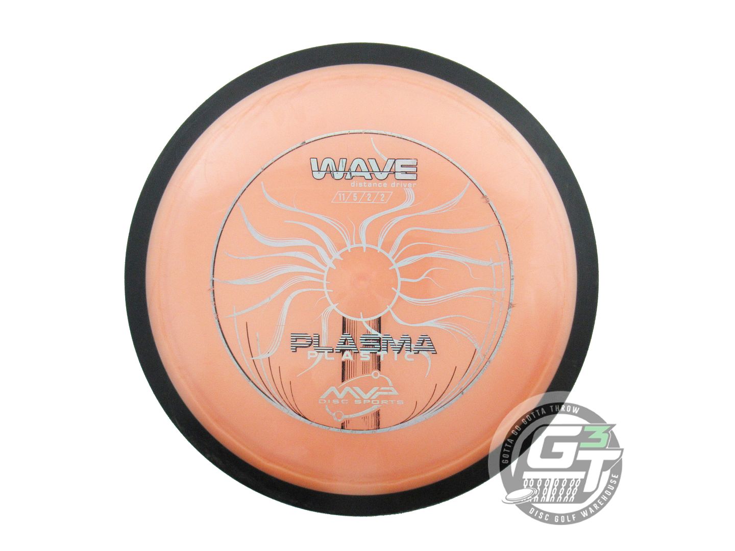 USED MVP Disc Sports Plasma Wave 172g Peach Distance Driver Golf Disc