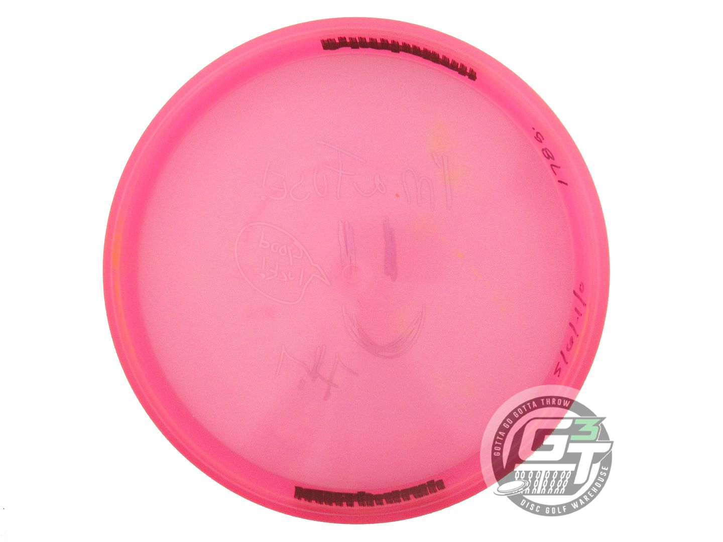 USED Latitude 64 Opto Fuse 178g Pink Black Stamp Midrange Golf Disc