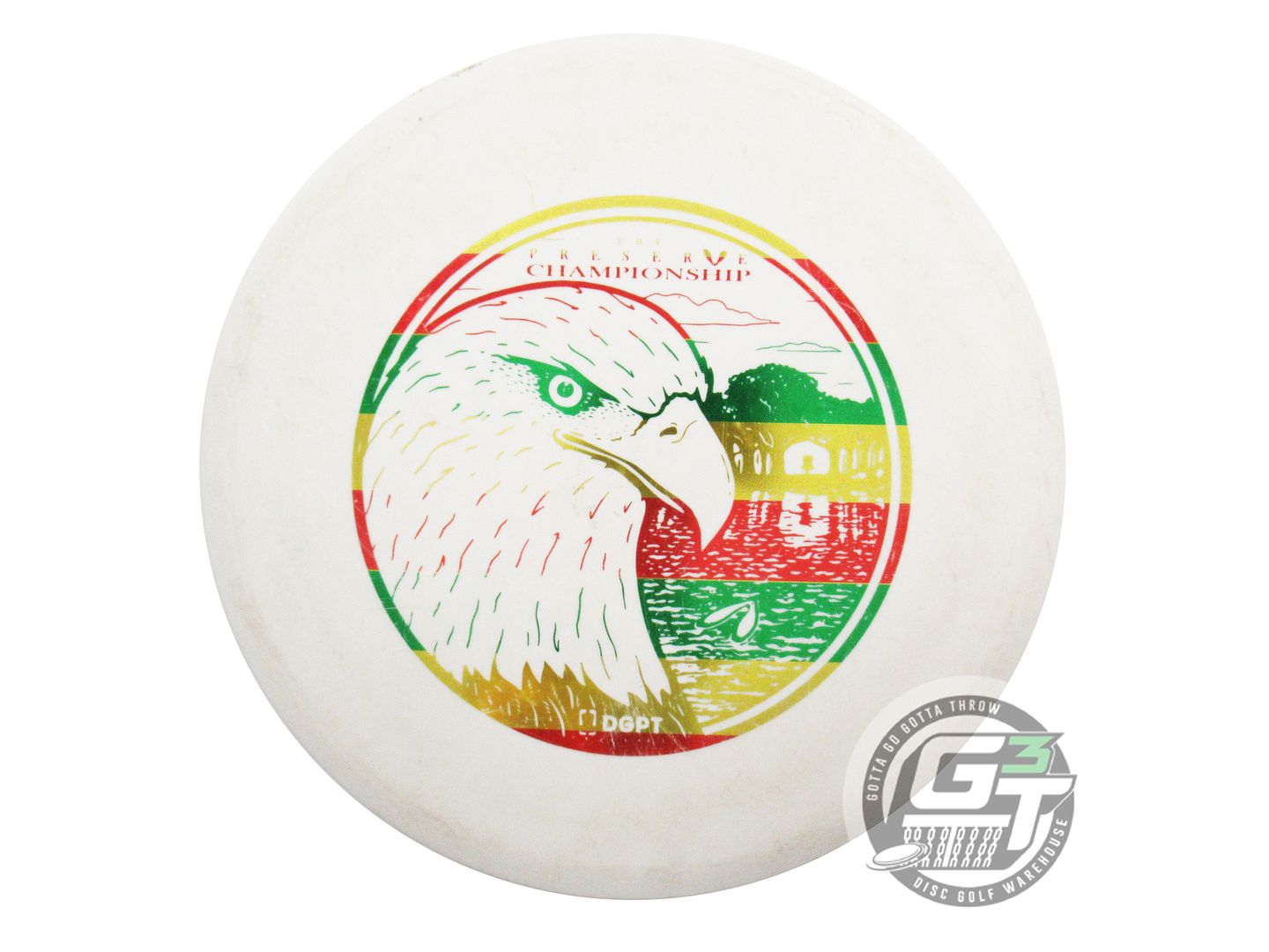 USED Innova KC Pro Roc 179g White Rasta Foil Midrange Golf Disc