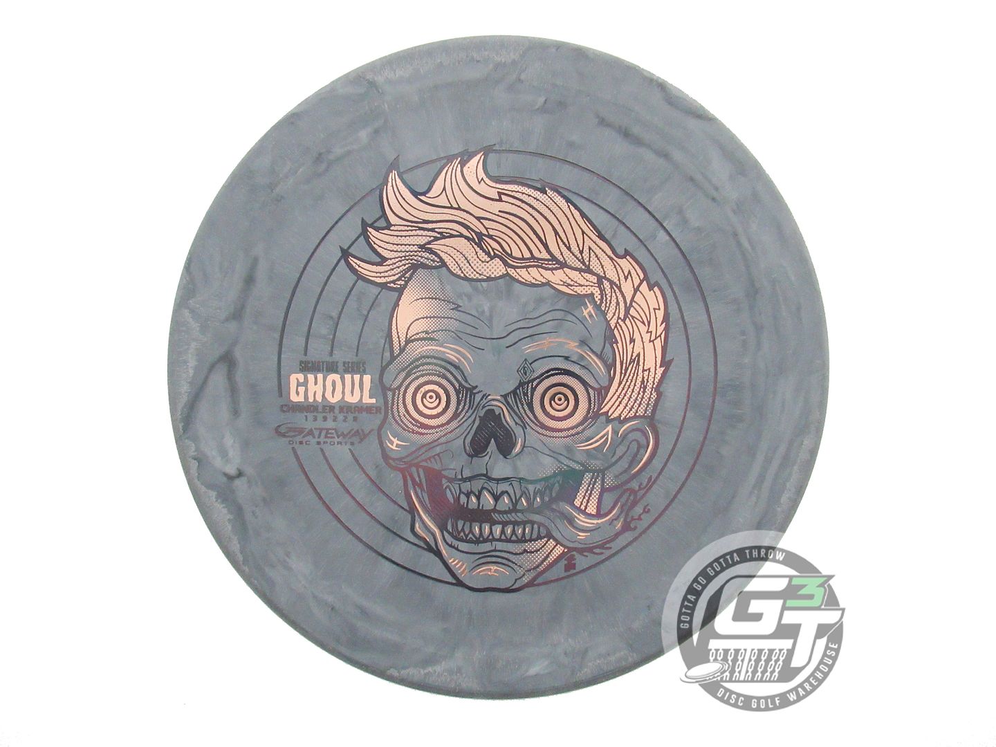 NOS Gateway [KRAMER] SureGrip Magic 173g Gray Copper Foil Putter Golf Disc