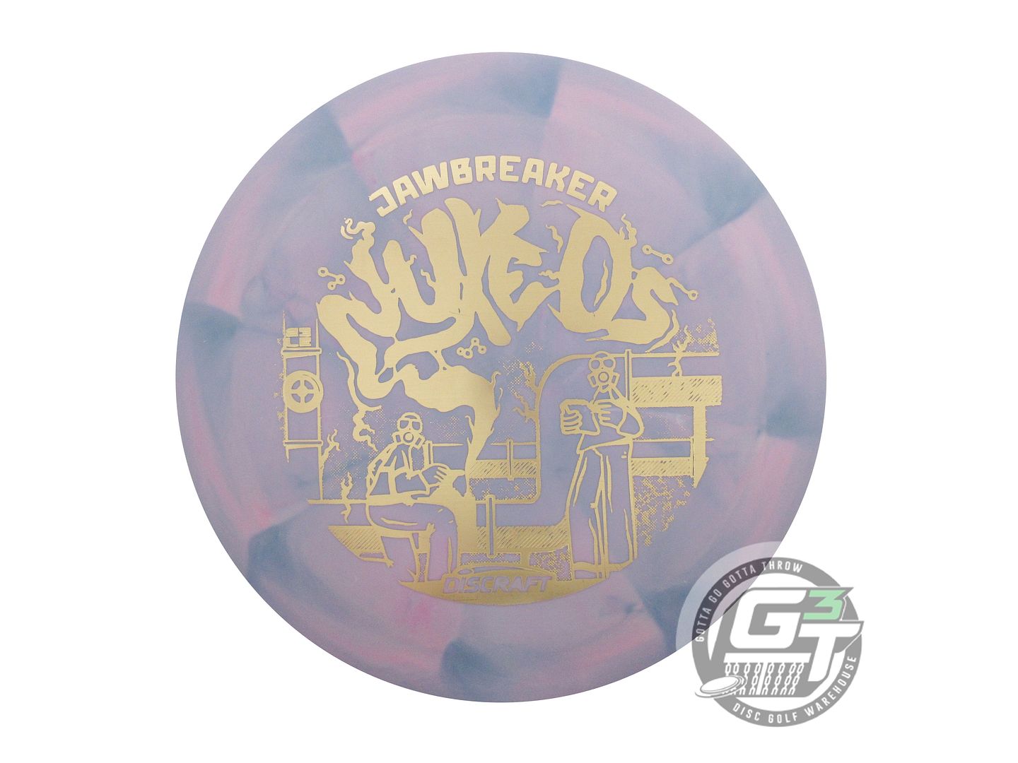 USED Discraft [LE] Jawbreaker Nuke OS 175g Lilac-Blue Distance Driver Golf Disc