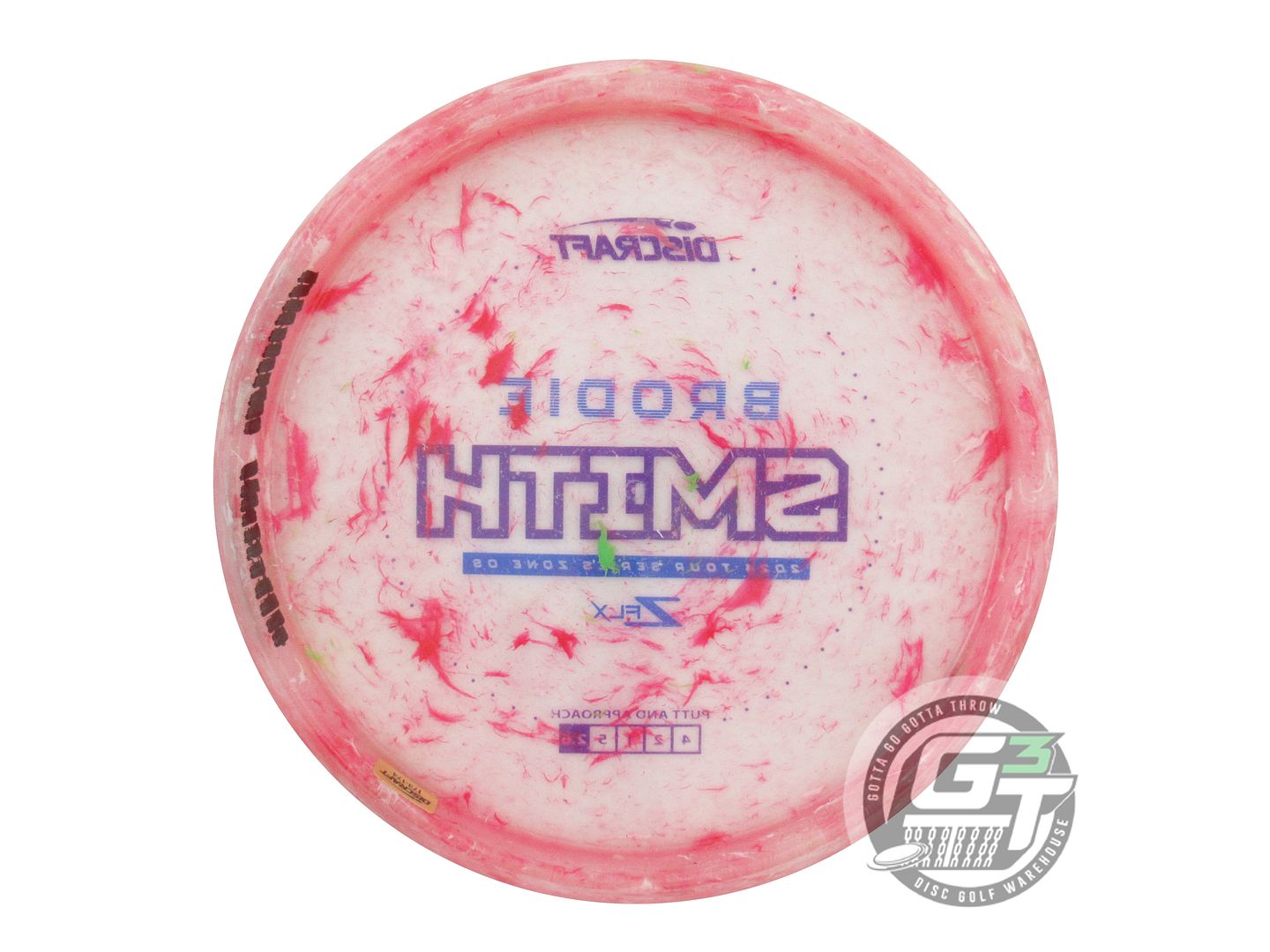 USED Discraft [SMITH] Jawbreaker Z FLX Zone OS 176g Purple Stamp Putter Disc