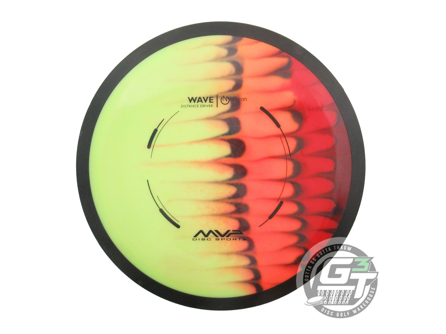 USED MVP Disc Sports Neutron Wave 153g Yellow HOME DYED PFN Distance Driver Disc
