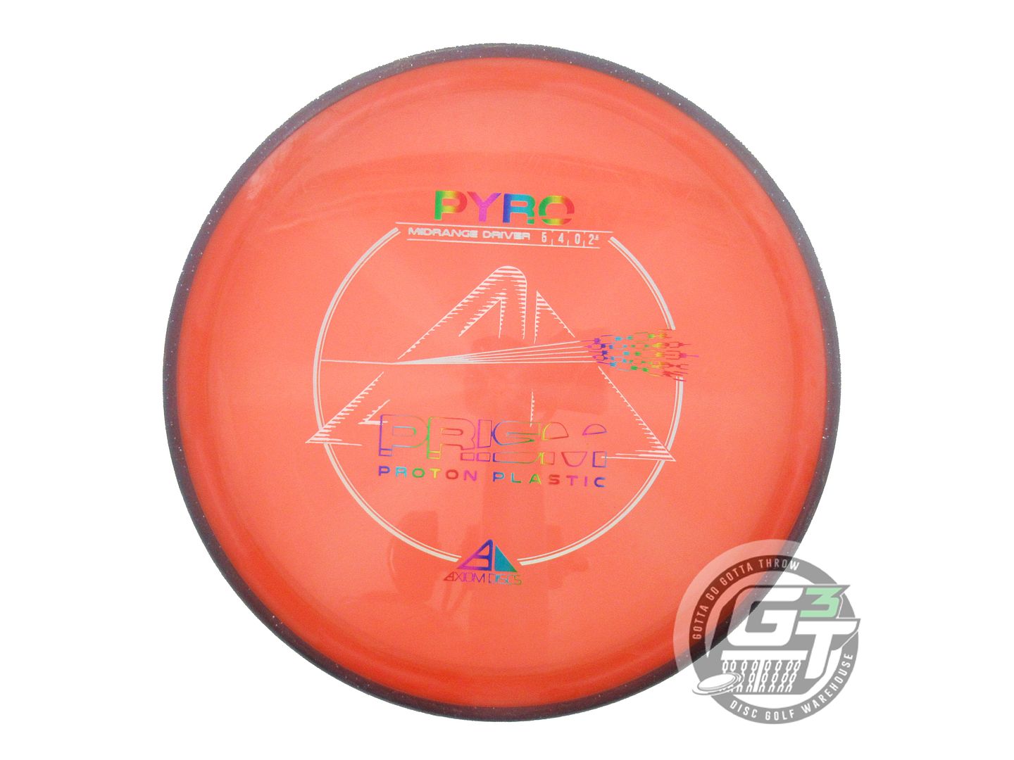 USED Axiom Discs Prism Proton Pyro 177g Orange Purple Rim Midrange Golf Disc