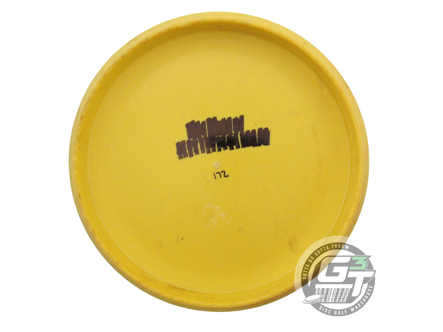 USED Innova Yeti Pro Aviar 172g Yellow Wiped Stamp Putter Golf Disc