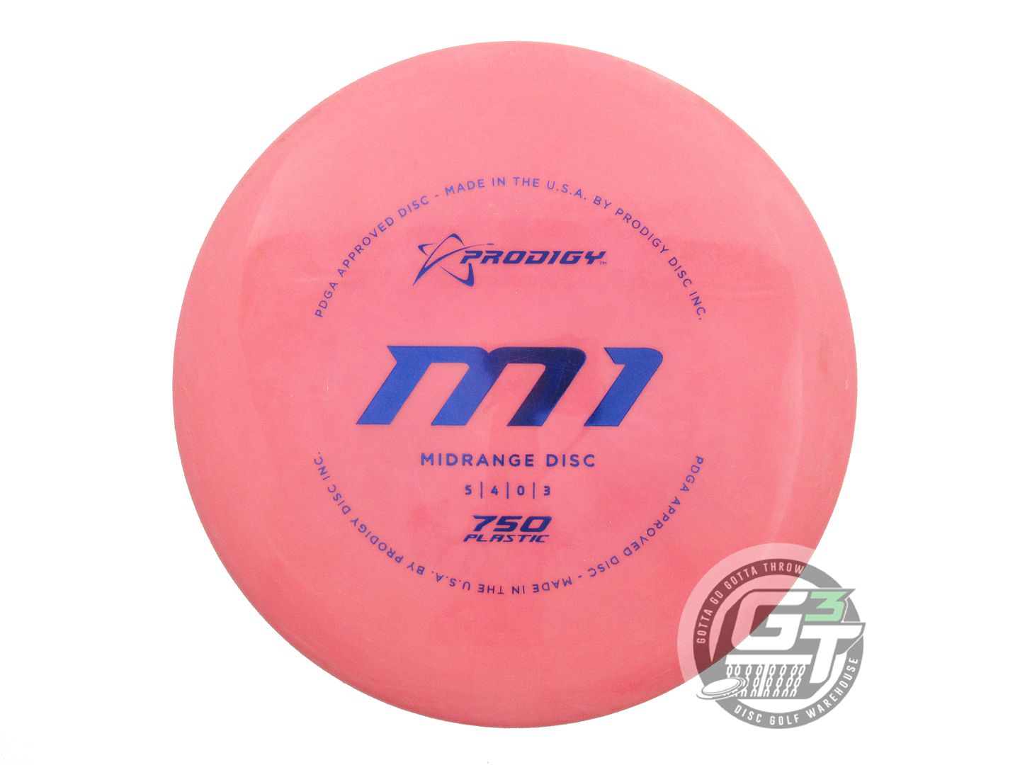 USED Prodigy Discs 750 M1 179g Pink Blue Foil Midrange Golf Disc