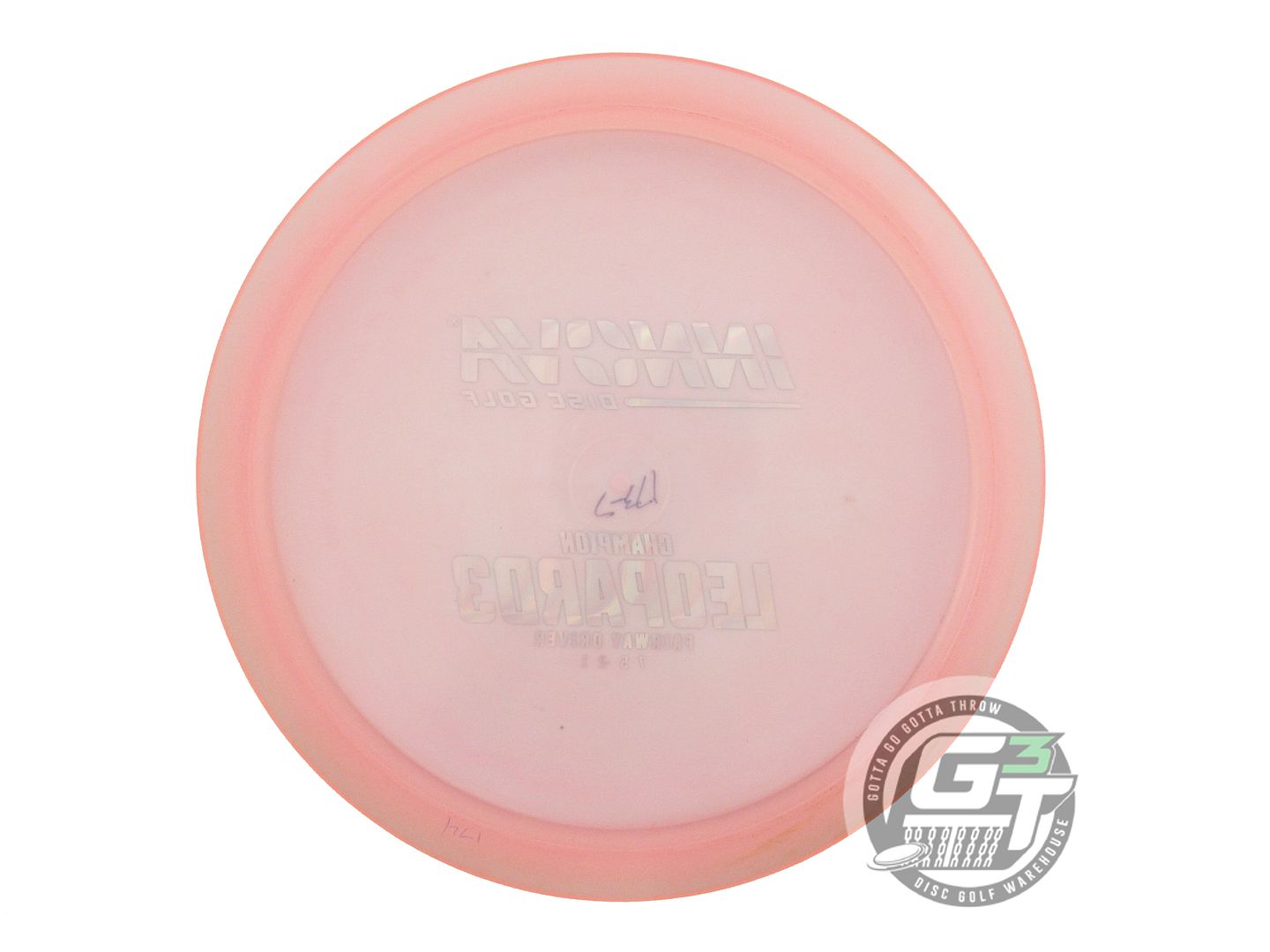 NOS Innova Champion Leopard3 174g Lt. Pink Blue Foil Fairway Driver Golf Disc