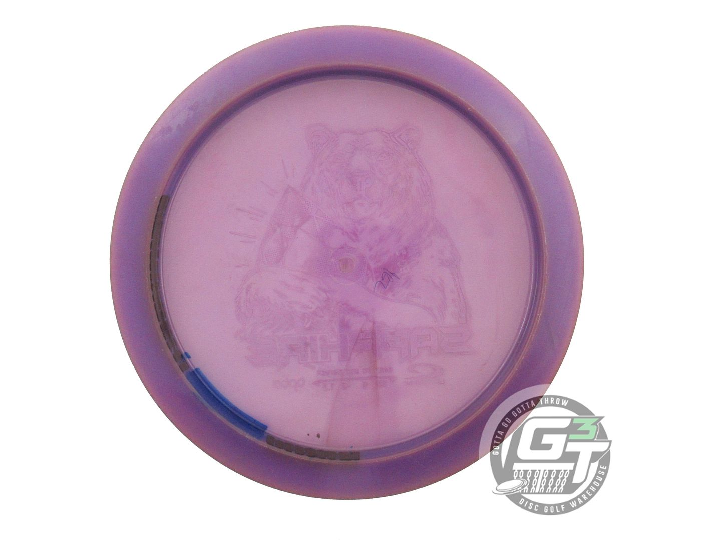 USED Latitude 64 Opto Sapphire 160g Purple Pink Foil Distance Driver Golf Disc