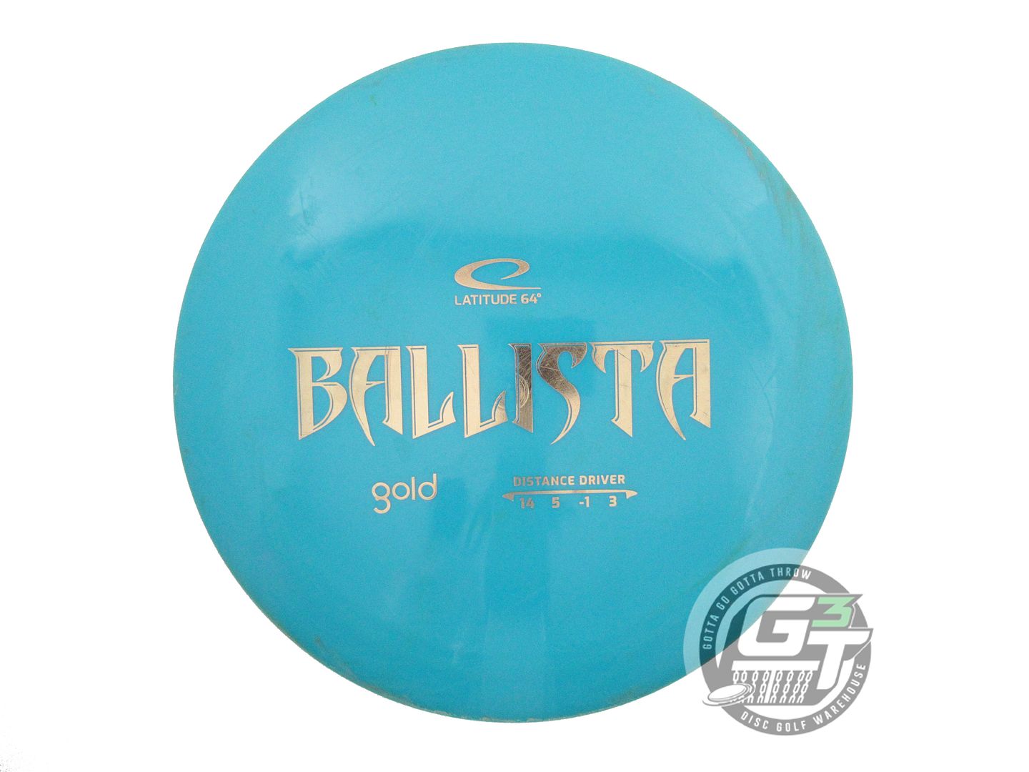 USED Latitude 64 Gold Ballista 171g Teal Gold Foil Distance Driver Golf Disc