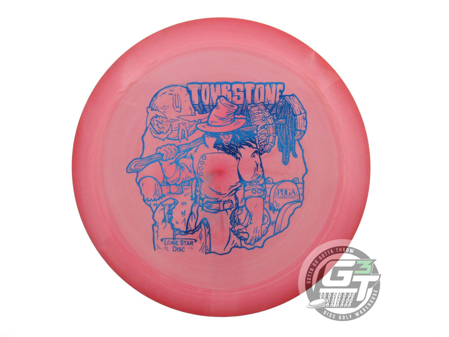 USED Lone Star [ARTIST] Bravo Tombstone 175g Red-Pink Blue Foil Driver Golf Disc