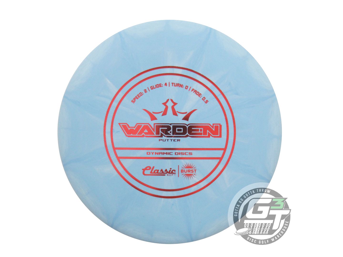 Dynamic Discs Classic Soft Burst Warden Putter Golf Disc (Individually Listed)