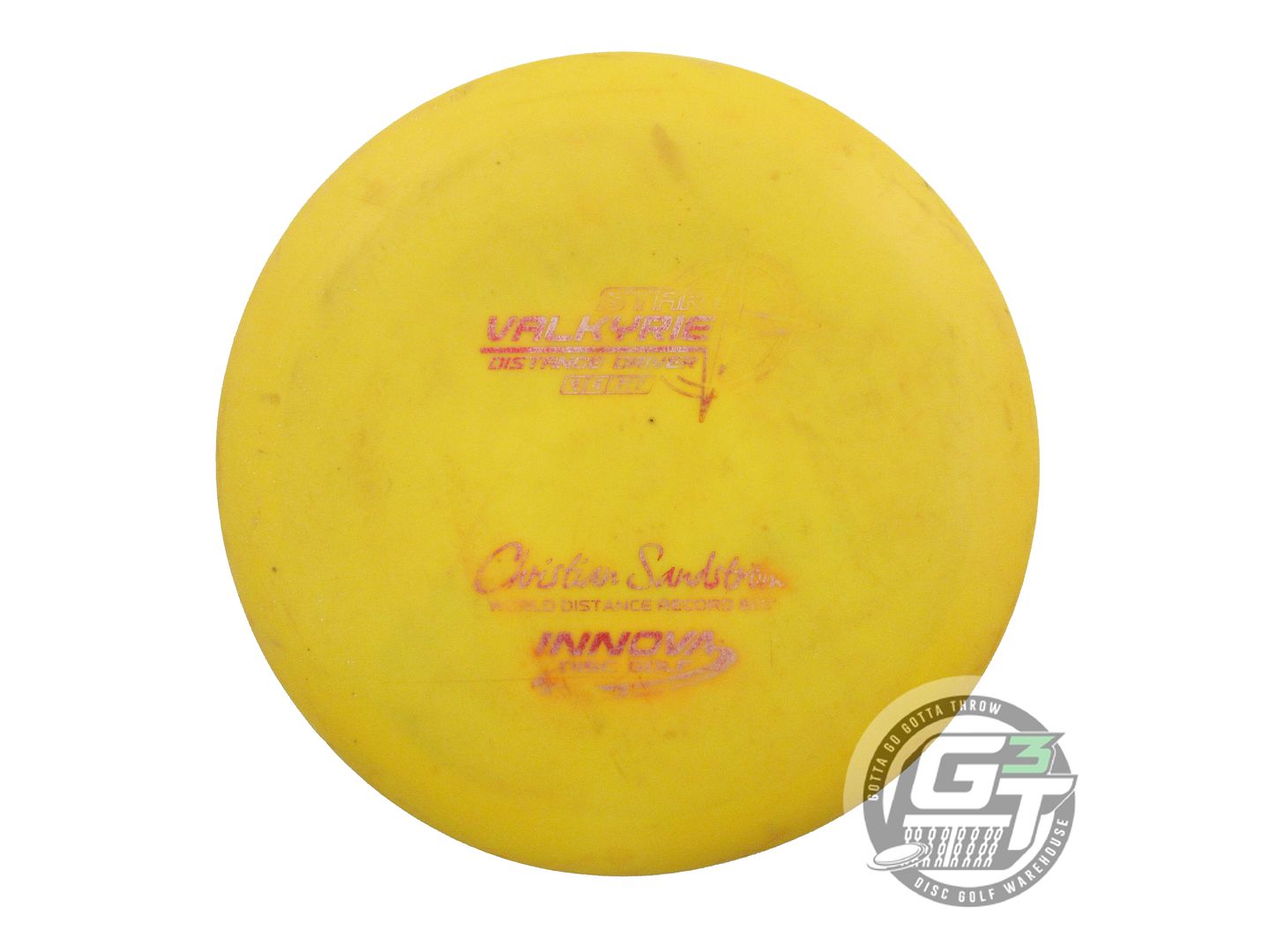 USED Innova [SANDSTROM] Star Valkyrie 172g Marigold PFN Distance Driver Disc