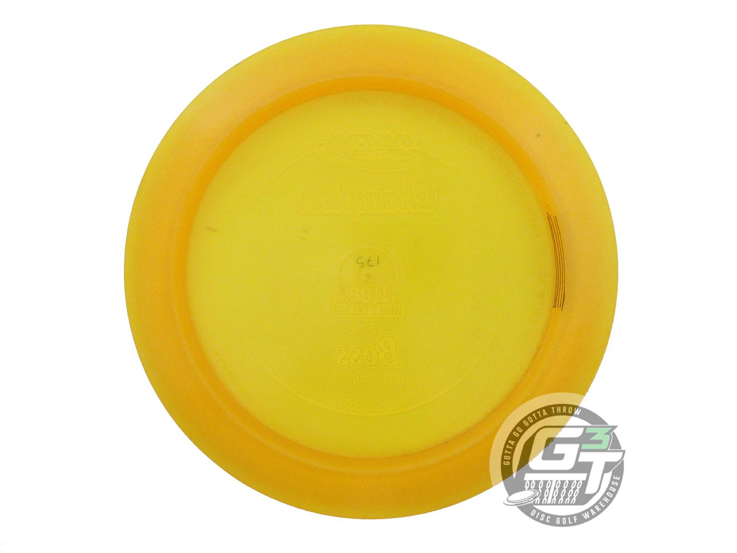 USED Innova Champion Boss 175g Marigold White Stamp Distance Driver Golf Disc