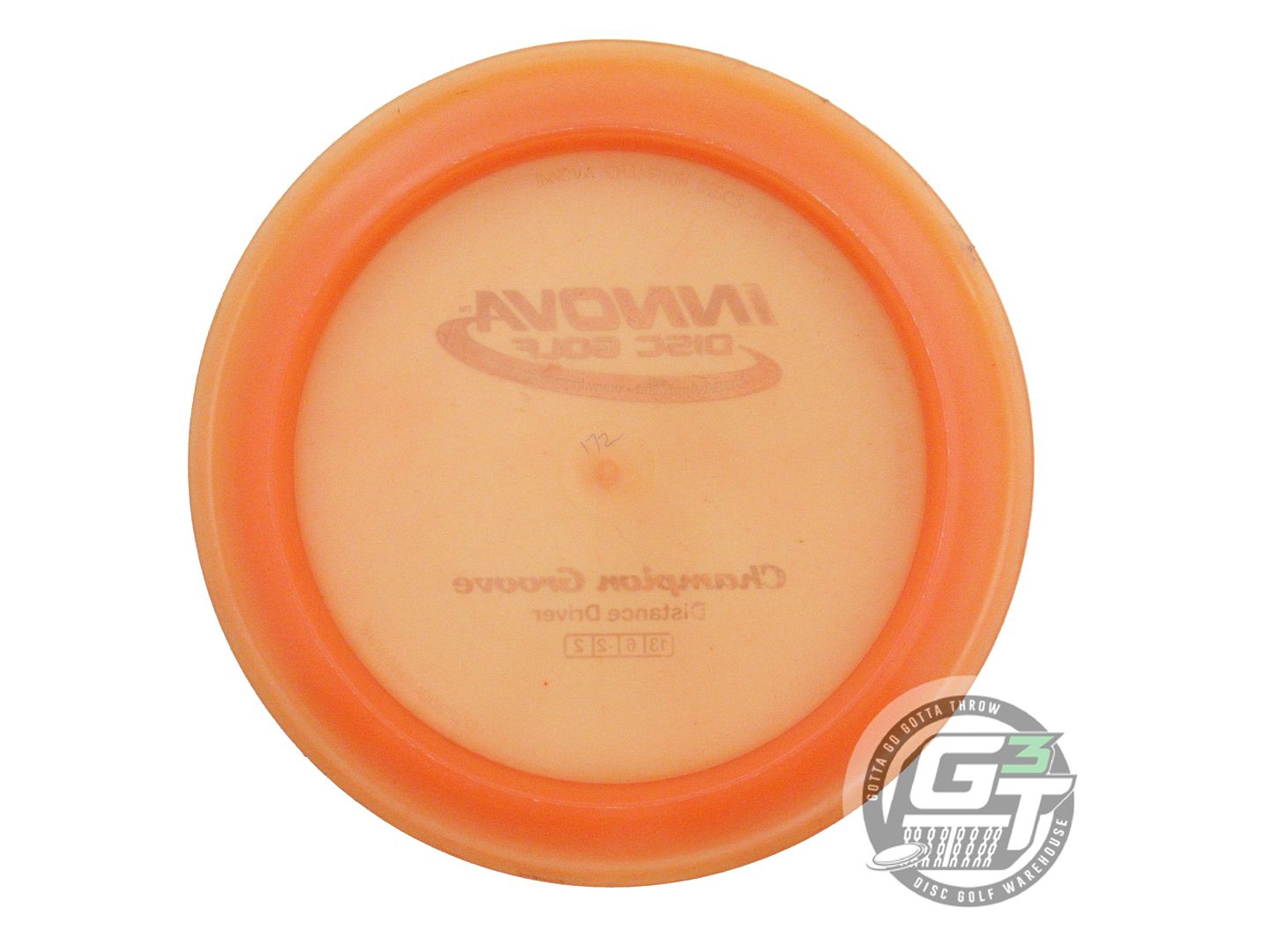 USED Innova Champion Groove 172g Orange Silver Holo Foil Distance Driver Disc