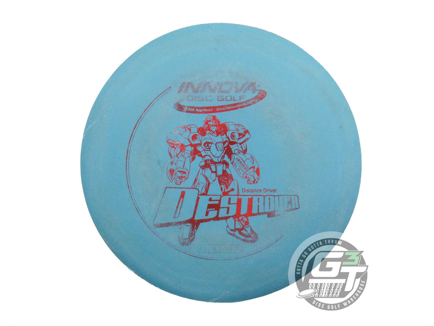 USED Innova DX Destroyer 167g Teal Red Foil Distance Driver Golf Disc