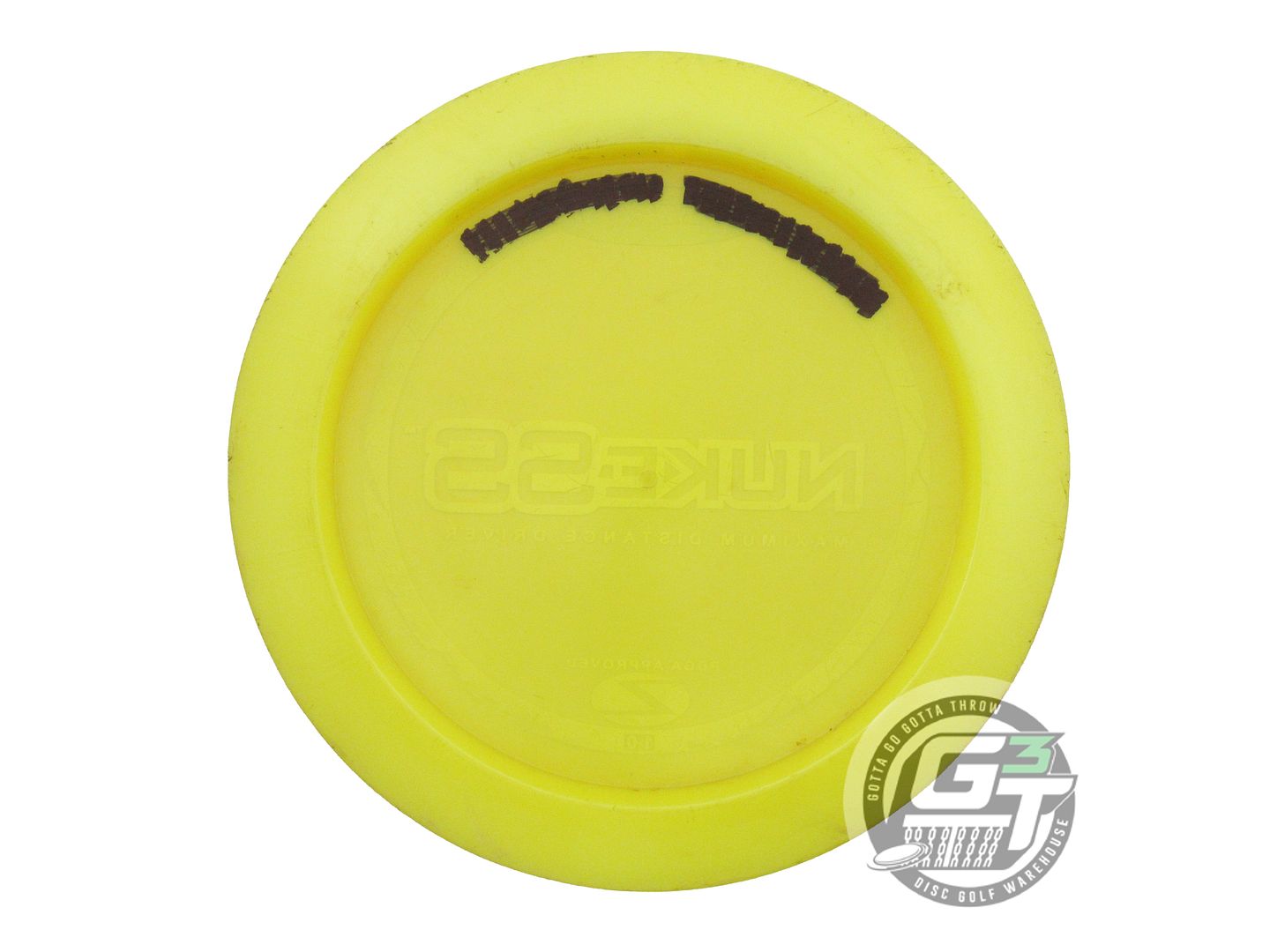 USED Discraft Z Nuke SS 173g Yellow White Stamp PFN Distance Driver Golf Disc