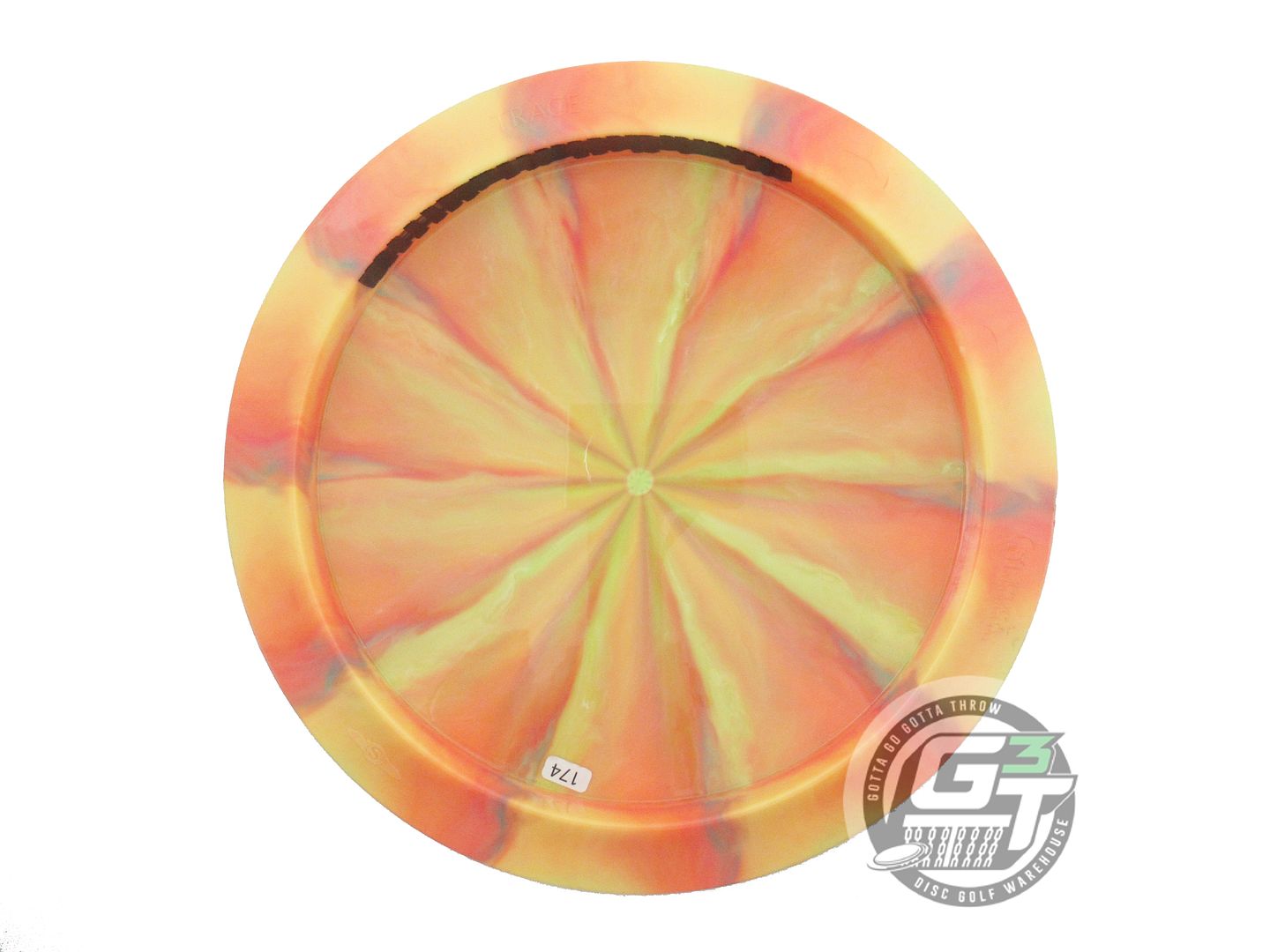 USED Streamline Discs [HOKOM] Cosmic Neutron Trace 174g Orange-Lime Driver Disc