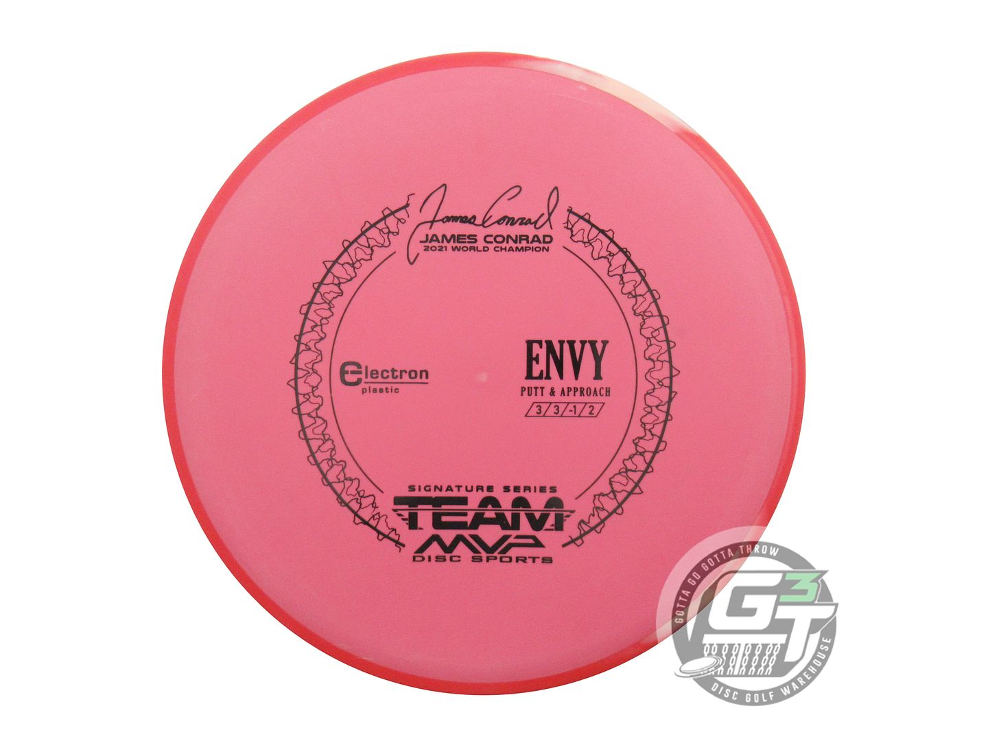 NOS Axiom Discs Electron Firm Proxy 172g Pink Red Rim Putter Golf Disc