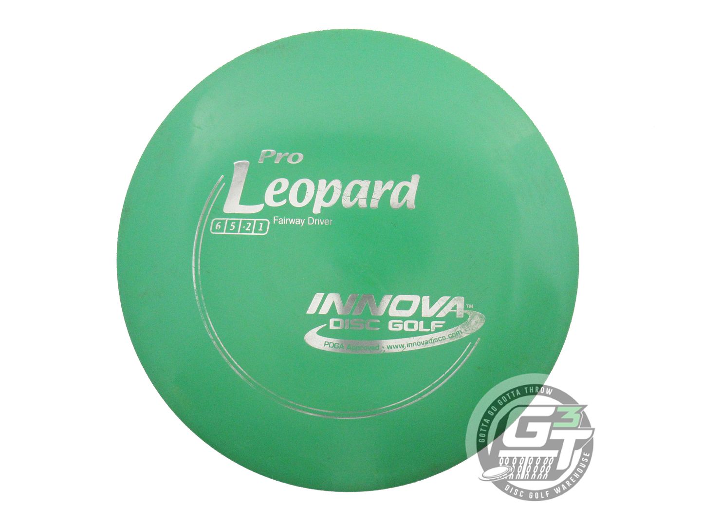 USED Innova Pro Leopard 171g Green Silver Foil Fairway Driver Golf Disc