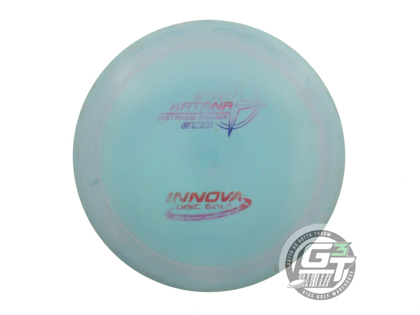 USED Innova Star Katana 175g Seafoam Rainbow Foil Distance Driver Golf Disc