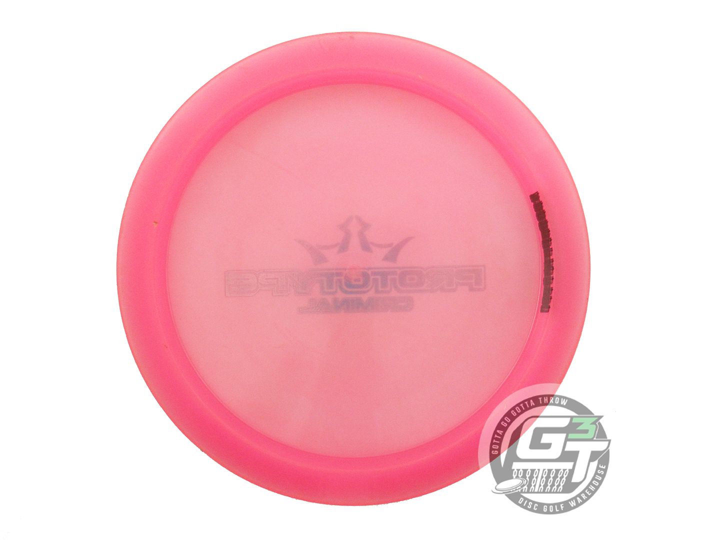 USED Dynamic Discs PROTOTYPE Lucid Criminal 173g Pink Distance Driver Golf Disc