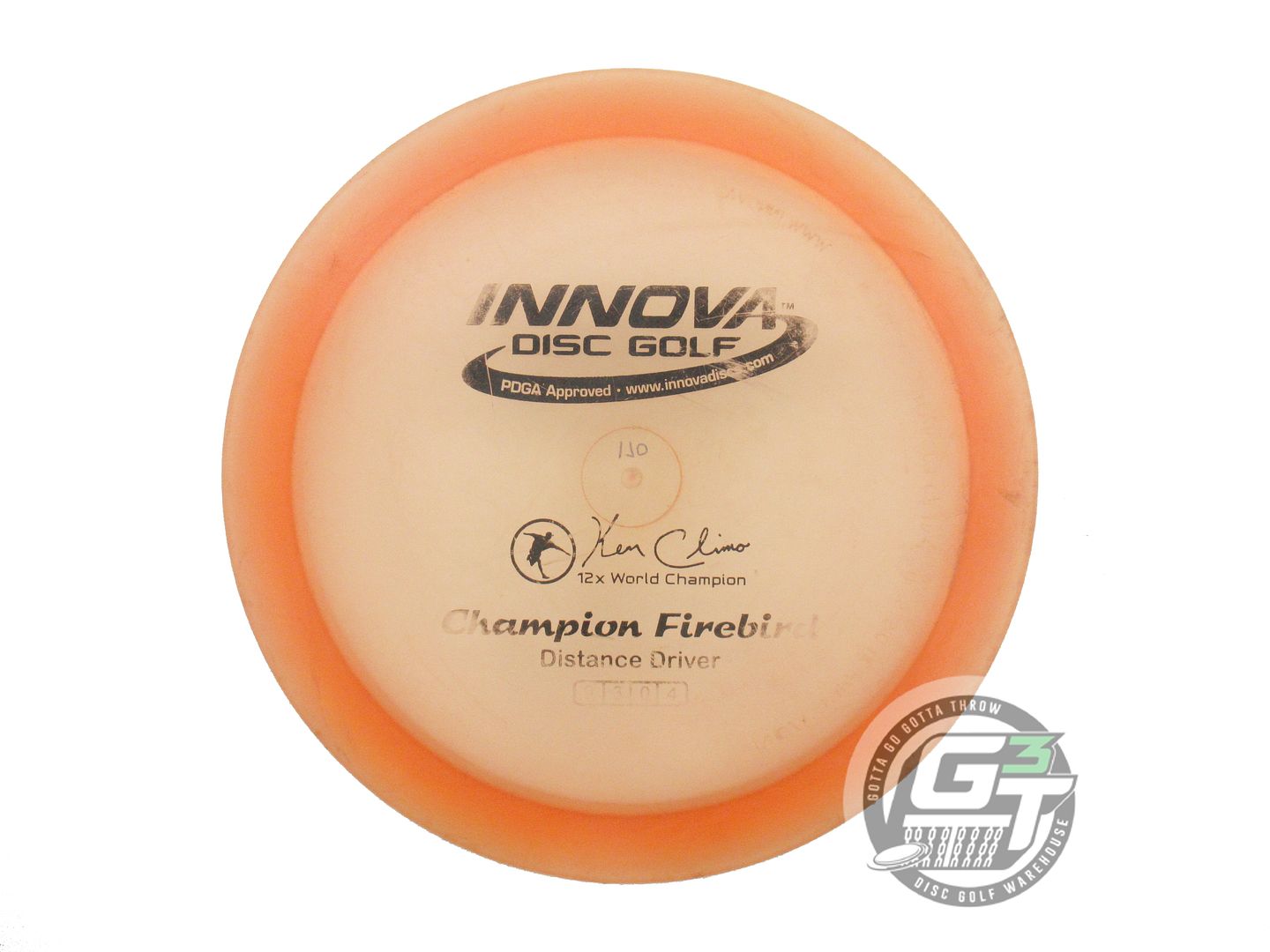 USED Innova Champion Eagle 170g Peach Black Stamp Fairway Driver Golf Disc