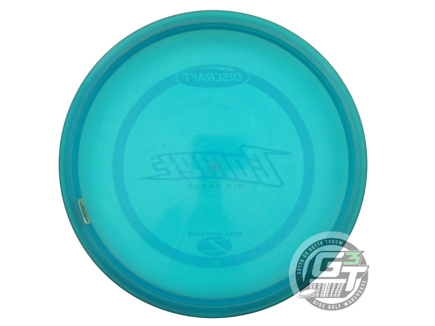 USED Discraft Z Comet 170g Teal White Stamp PFN Midrange Golf Disc