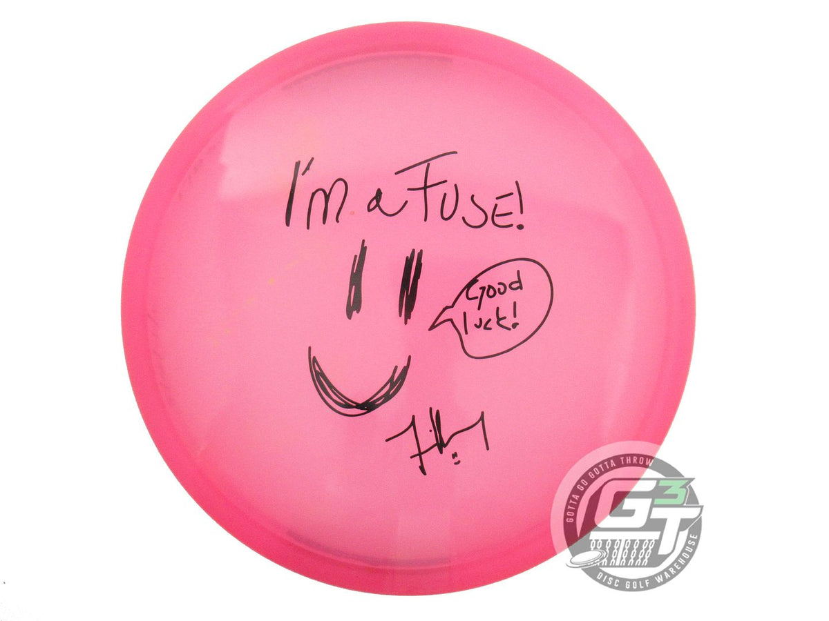 USED Latitude 64 Opto Fuse 178g Pink Black Stamp Midrange Golf Disc
