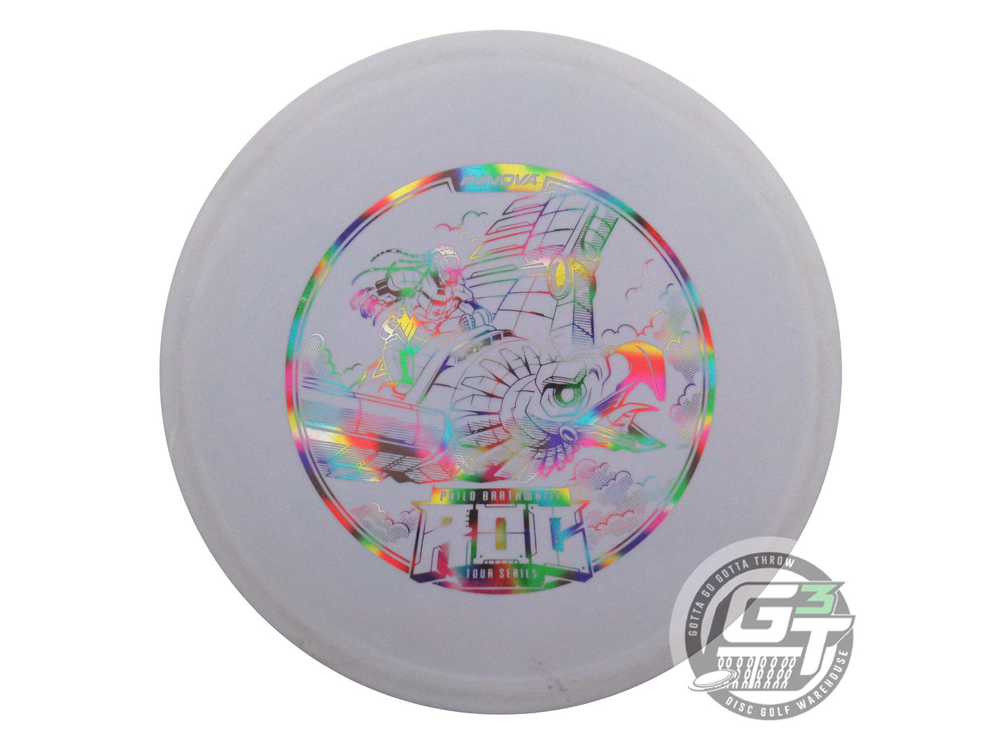 USED Innova [BRATHWAITE] Glow DX Roc3 180g Purple Jellybean Foil Midrange Disc