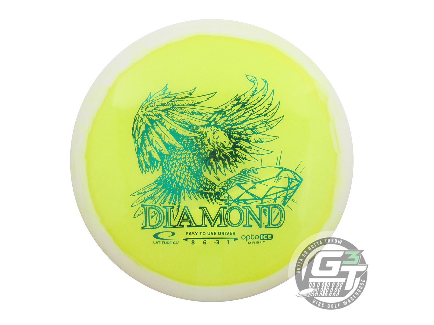 Latitude 64 Opto Ice Orbit Diamond Fairway Driver Golf Disc (Individually Listed)