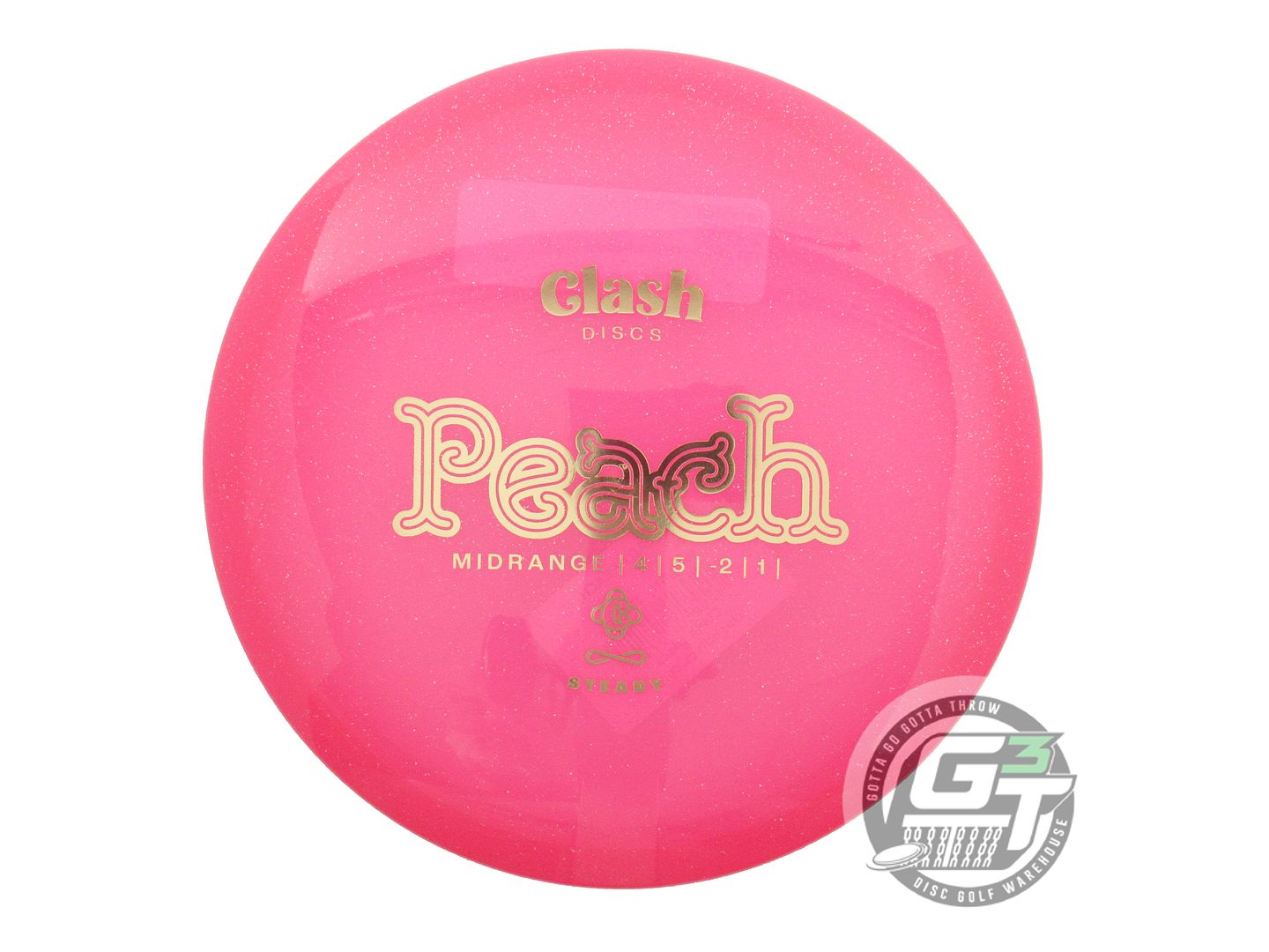 Clash Steady Peach Midrange Golf Disc (Individually Listed)