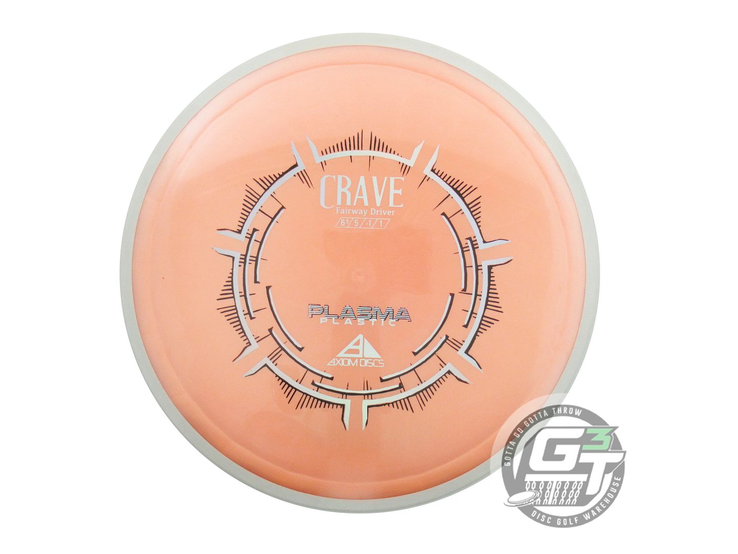 USED Axiom Discs Plasma Crave 174g Peach White Rim Fairway Driver Golf Disc