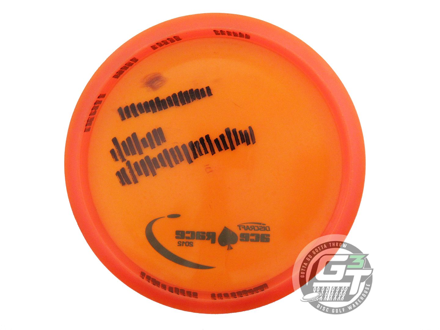 USED Discraft [ACE RACE] Z Zombee 171g Orange Black Stamp Fairway Driver Disc